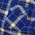 Benutzerdefinierte Logo -Herren Winter Retro Flanell Checked Shirt